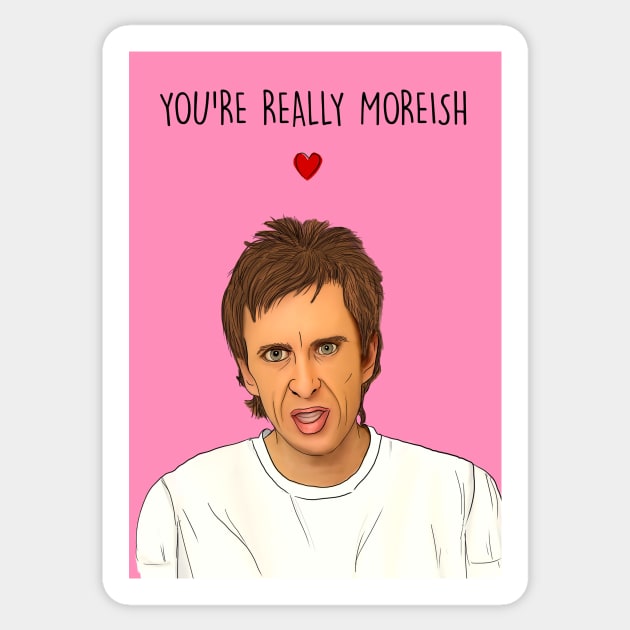 SUPER HANS MOREISH Sticker by Poppy and Mabel